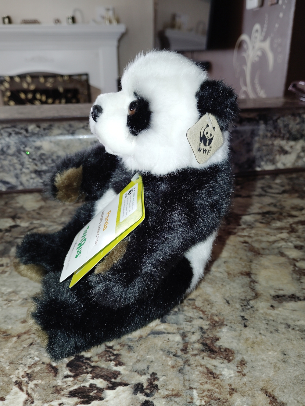 ToysRUs Plush Panda - Black & White Wildlife Stuffed Animal - Picture 2 of 5